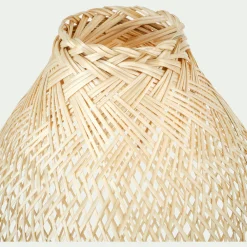 Lampe de sol électrifiée en bambou D30cm - naturel