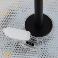 Lampe de table à poser nomade H28cm - noir