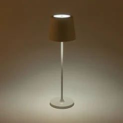 Lampe de table à poser nomade H37cm - blanc