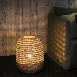 Lampe en rotin H50cm - naturel