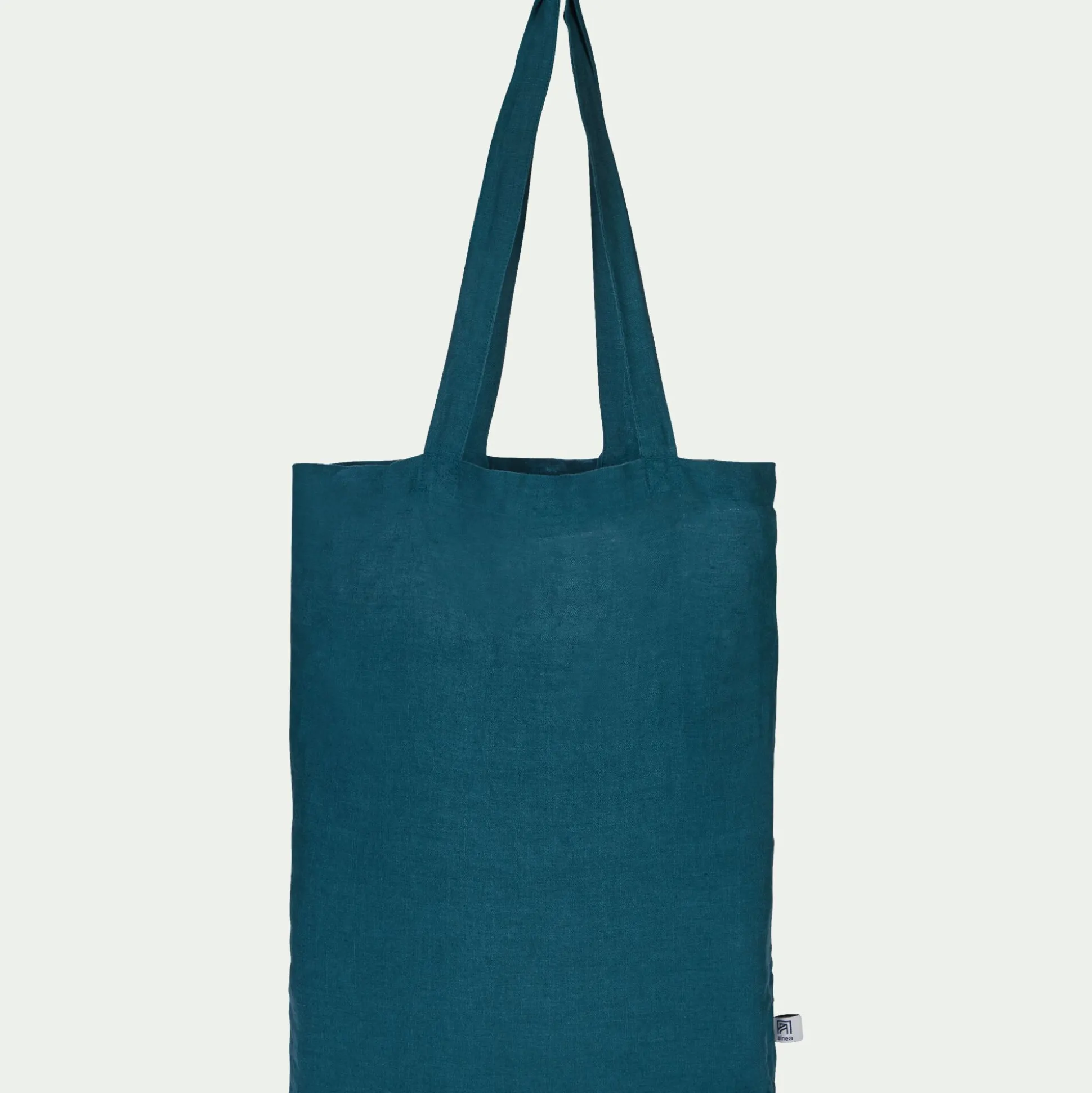 Linge de lit uni en coton - bleu figuerolles