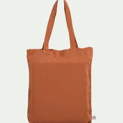 Linge de lit uni en lin lavé - brun rustrel