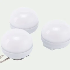 Lot de 3 ampoules d'extérieur rechargeables - blanc