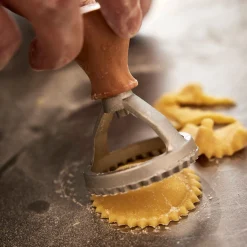 Lot de 2 emporte-pièces rond et carré en aluminium - argenté