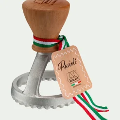 Lot de 2 emporte-pièces rond et carré en aluminium - argenté