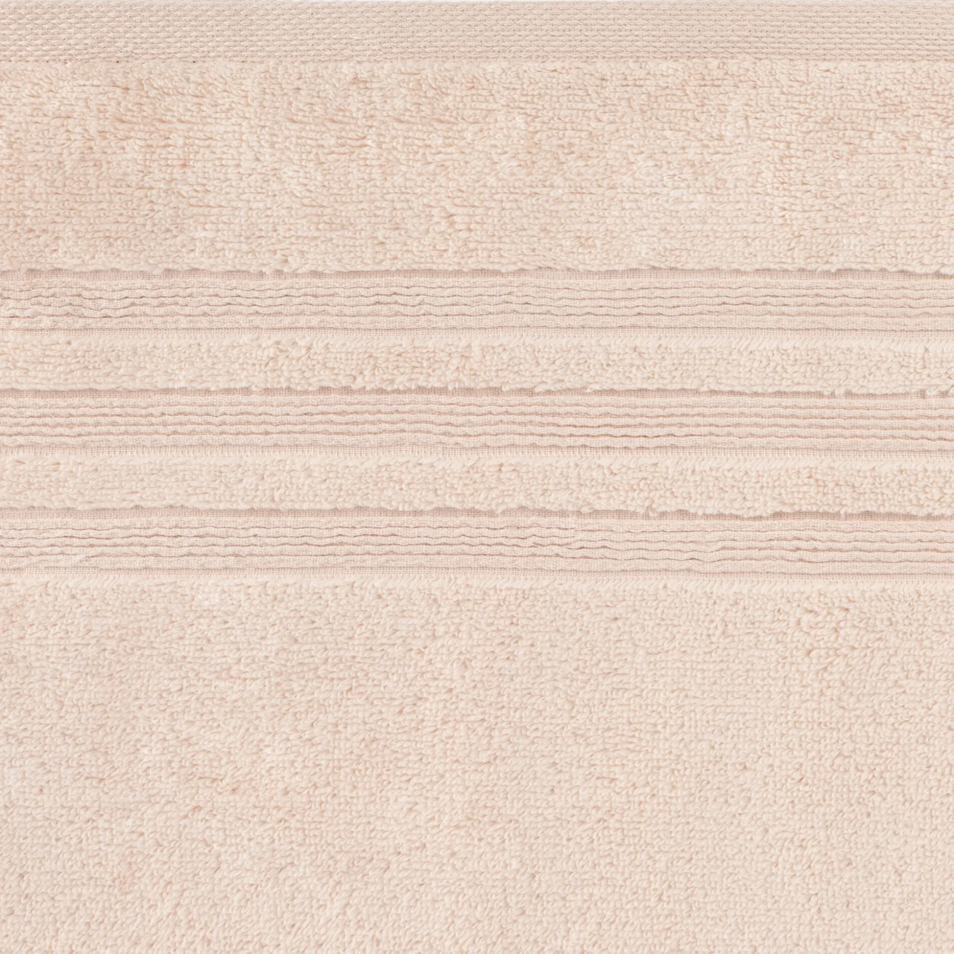 Lot de 2 gants de toilette bouclette en coton - rose grège