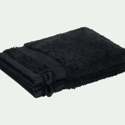 Lot de 2 gants de toilette en coton peigné - gris