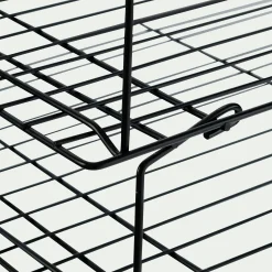 Lot de 3 grilles de refroidissement en inox 24x40cm - noir