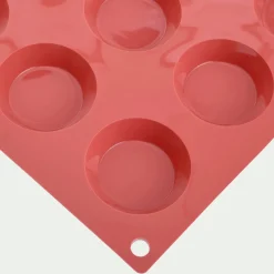 Lot de 15 moules à tartelettes en silicone platinium - marron