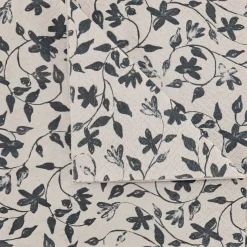 Lot de 20 serviettes en papier motif floral 33x33cm - beige alpilles