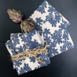 Lot de 20 serviettes en papier motif figuier 33x33cm - beige alpilles