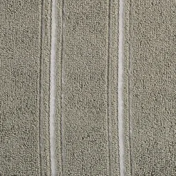 Lot de 2 serviettes invité en coton - vert olivier 30x50cm