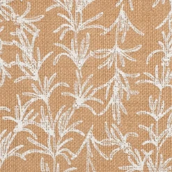 Lot de 4 sets de table motif romarin en jute 30x45cm - naturel