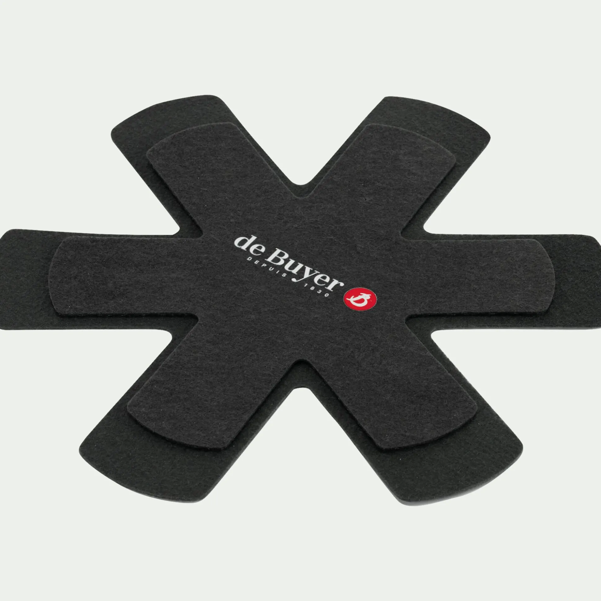 Lot de 2 séparateurs de poêle D27cm et D34cm - gris