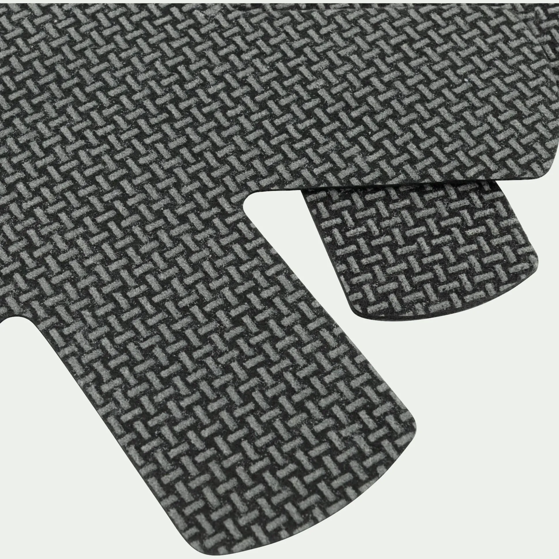 Lot de 2 séparateurs de poêle D27cm et D34cm - gris