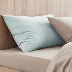 Lot de 2 taies d'oreiller en coton - bleu calaluna 50x70cm