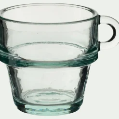 Lot de 4 tasses à café 10cl - transparent