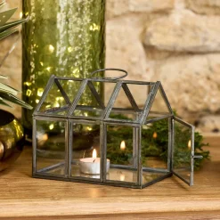 Maisonnette en Verre 15,5X10,5XH13CM - transparent