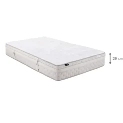 Matelas alinea à ressorts ensachés accueil équilibré 90x190cm