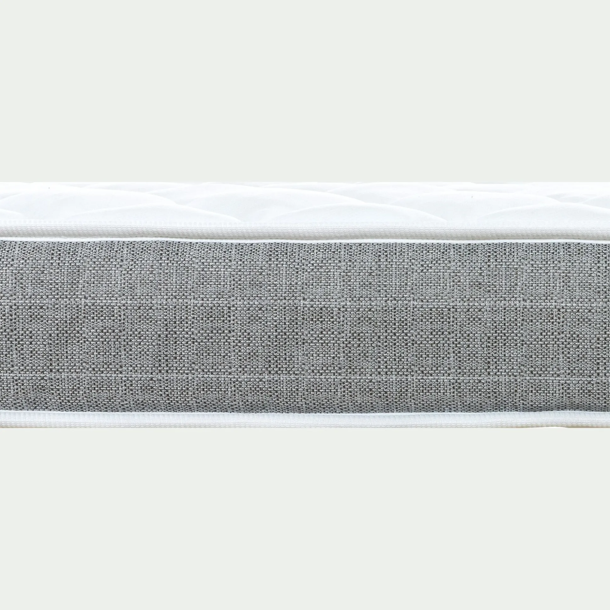 Matelas alinea en mousse accueil équilibré 15cm 90x200cm - blanc