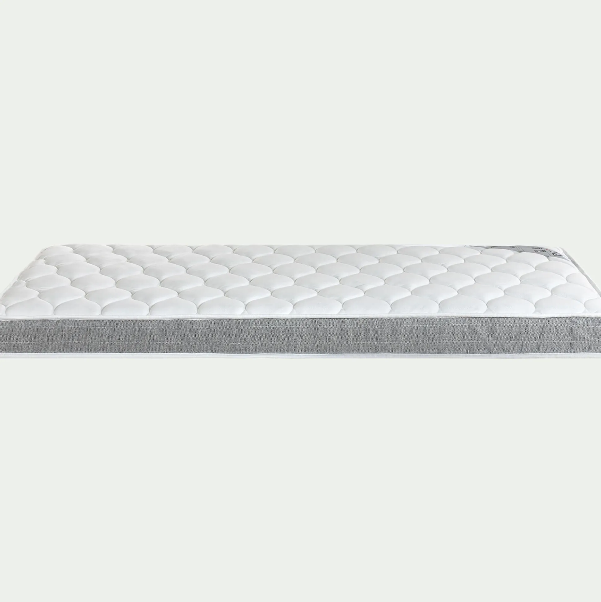 Matelas alinea en mousse accueil équilibré 15cm 90x200cm - blanc
