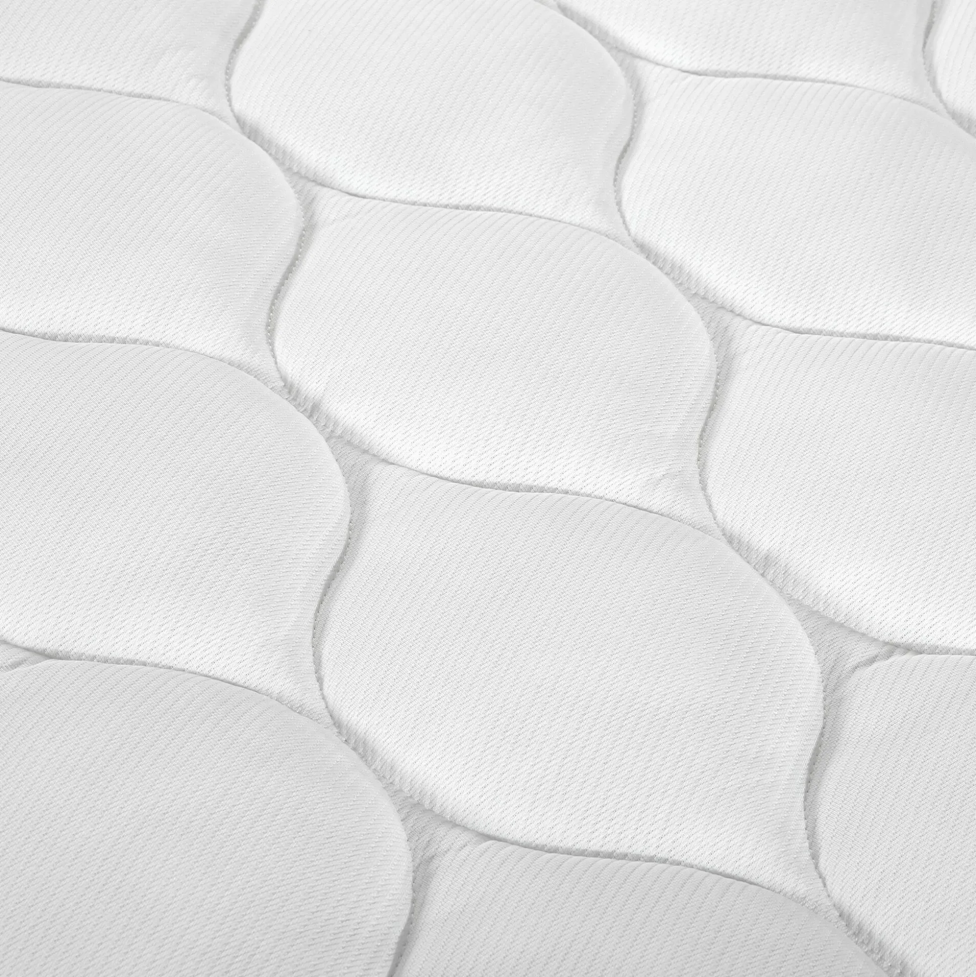 Matelas alinea en mousse accueil équilibré 15cm 90x200cm - blanc
