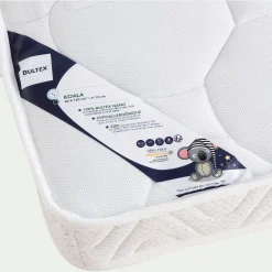 Matelas bébé Bultex nano 60x120cm - H12cm