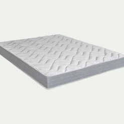 Matelas en mousse haute densité alinea accueil équilibré 160x200cm - blanc
