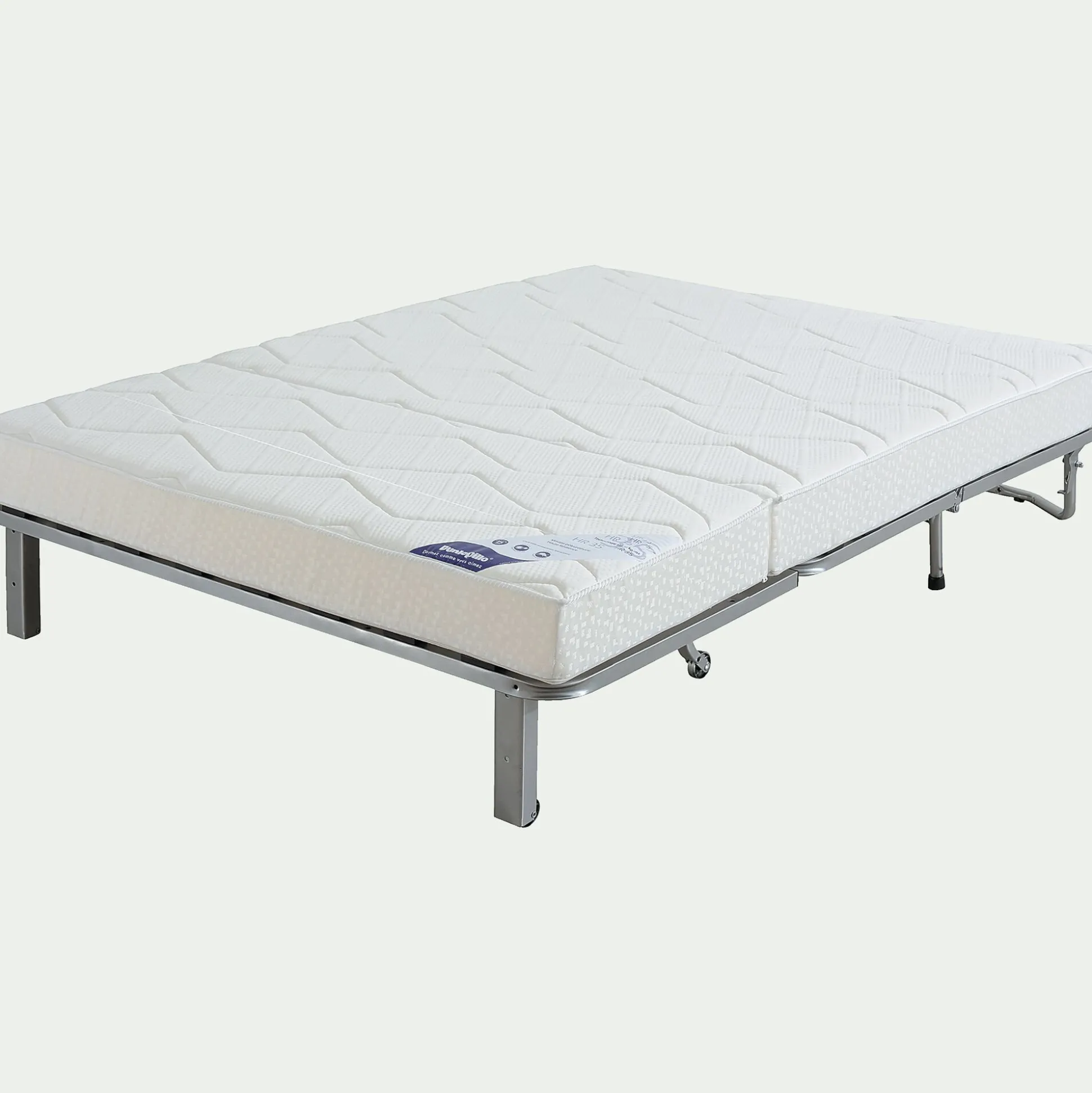 Matelas mousse DUNLOPILLO 15cm pour BZ 140cm