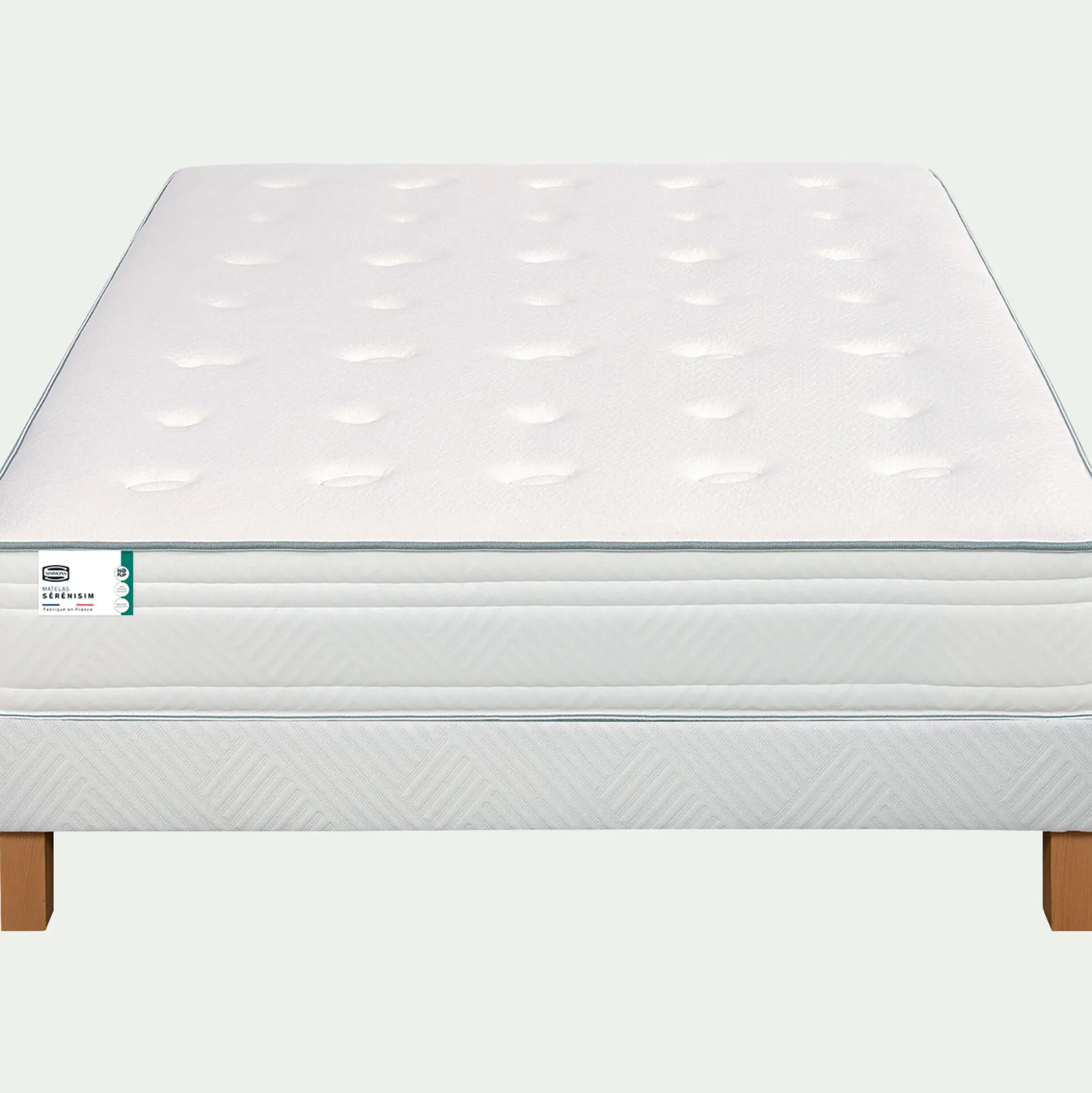Matelas Simmons à ressorts accueil équilibré - 140x190cm