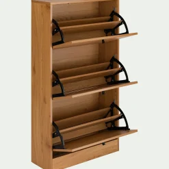 Meuble à chaussures en bois - bois clair
