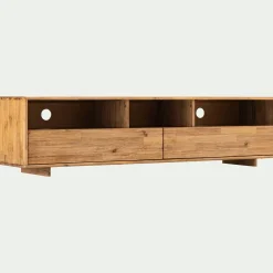 Meuble TV en acacia L170cm - bois clair