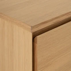 Meuble TV en bois 2 portes - bois clair