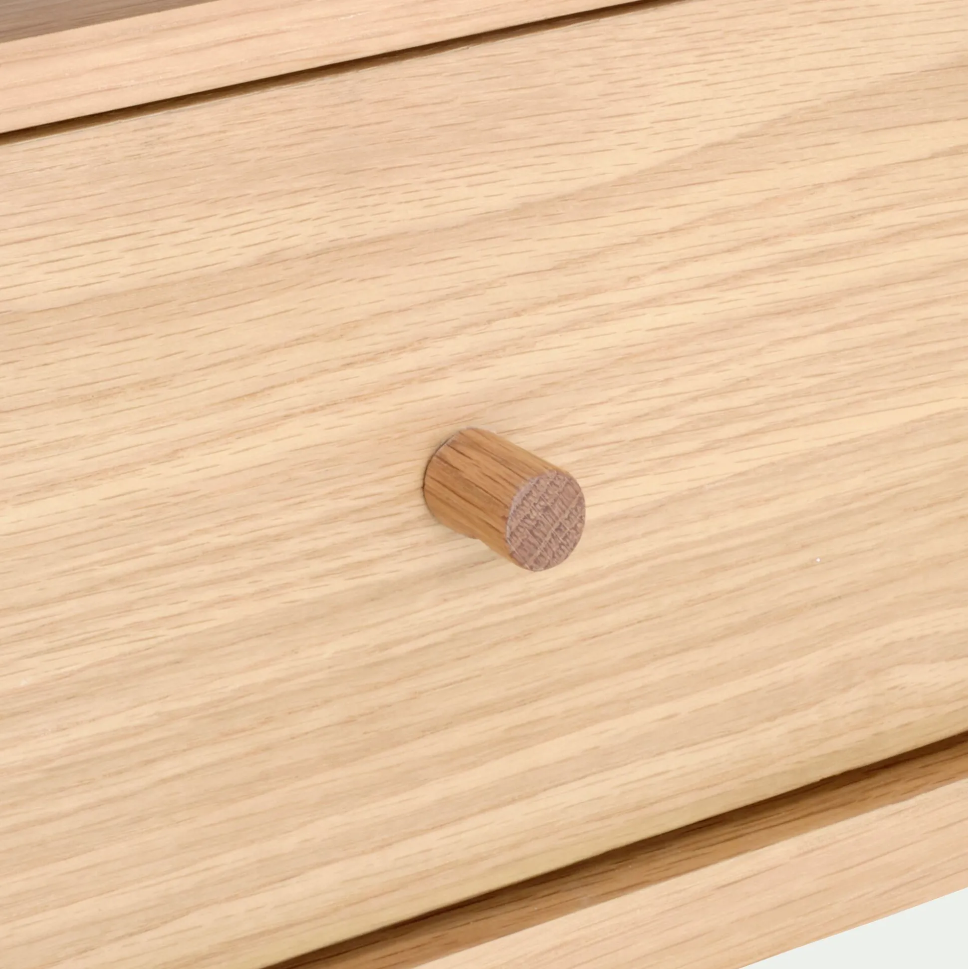 Meuble TV en chêne L160cm - bois clair