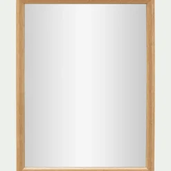Miroir en bois de chêne 30x40cm - naturel