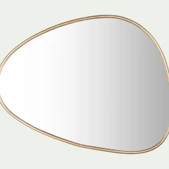 Miroir en bois H75xl60cm - doré