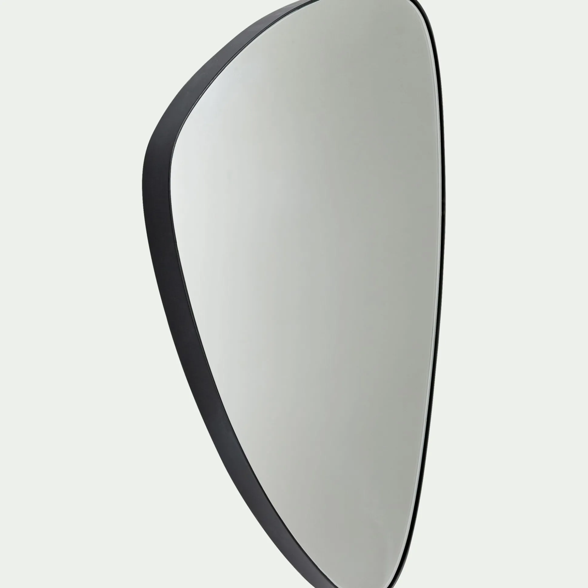 Miroir triangulaire - noir 42x62,5cm