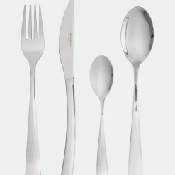 Ménagère 24 pièces en inox finition brillante