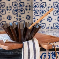 Moule à brioche en acier D20cm - marron