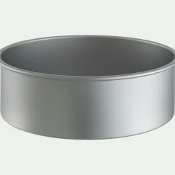 Moule à gâteau rond en aluminium D28xH10,2cm - argenté
