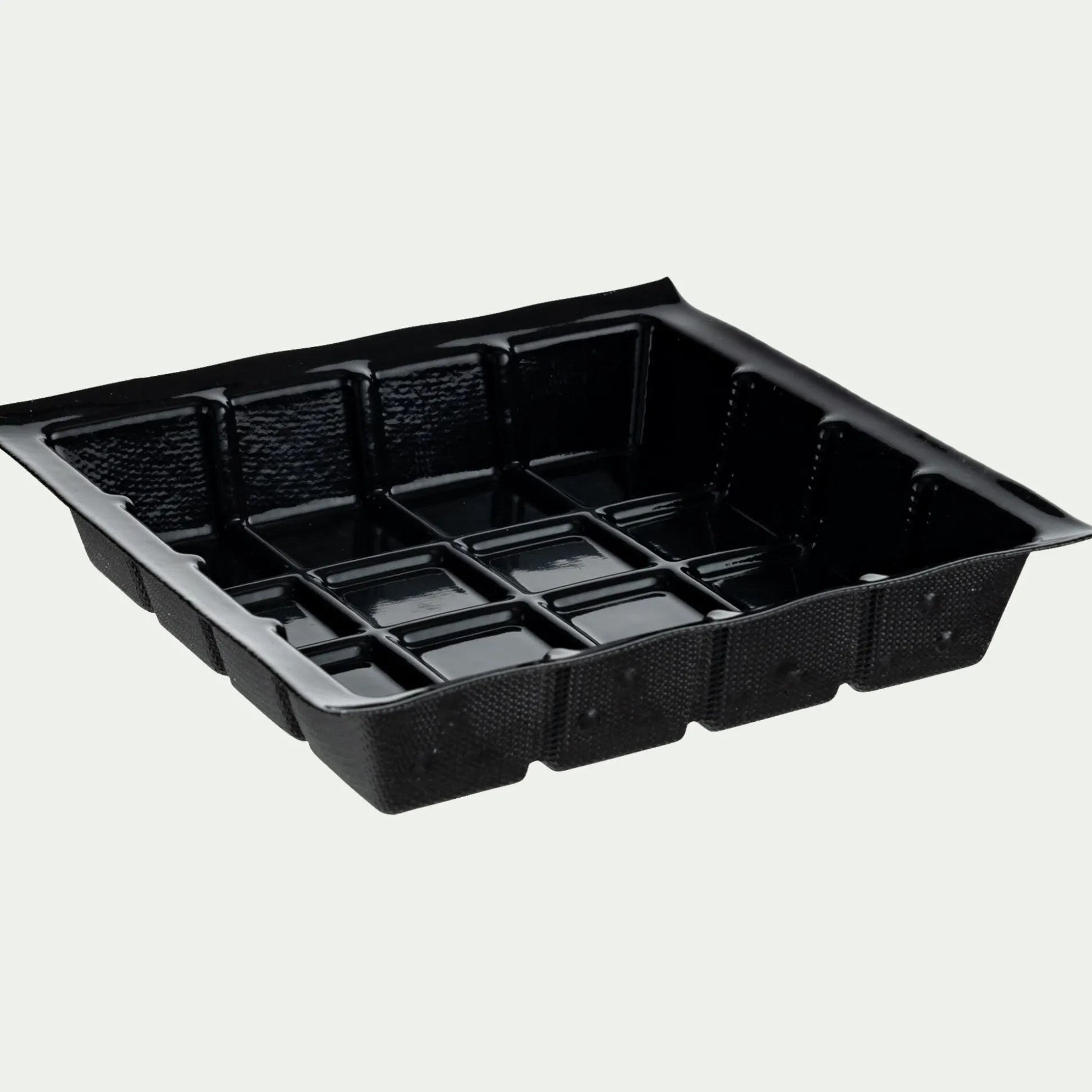 Moule tablette en fibre de verre et silicone 21x21cm - noir