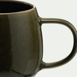 Mug avec anse en grès 47cl - vert