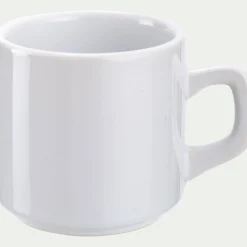 Mug en faïence 18,4cl - blanc ventoux