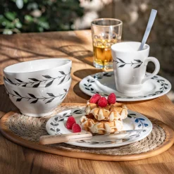 Mug en faïence D9,5cm - blanc