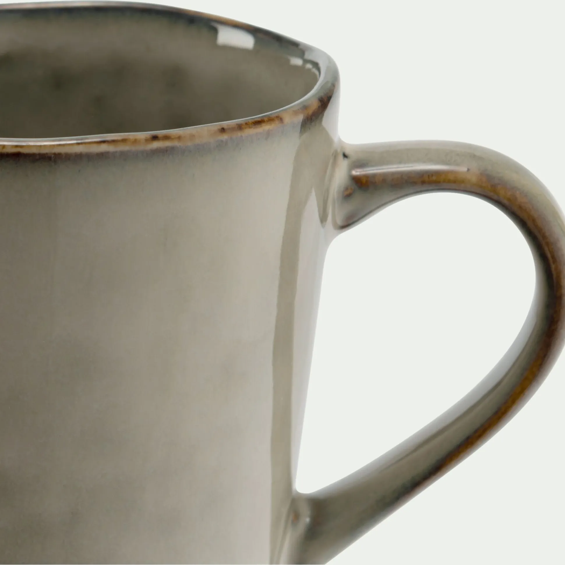 Mug en grès réactif 35cl - vert