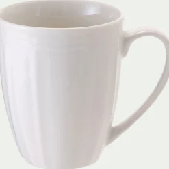 Mug en porcelaine 35cl - blanc