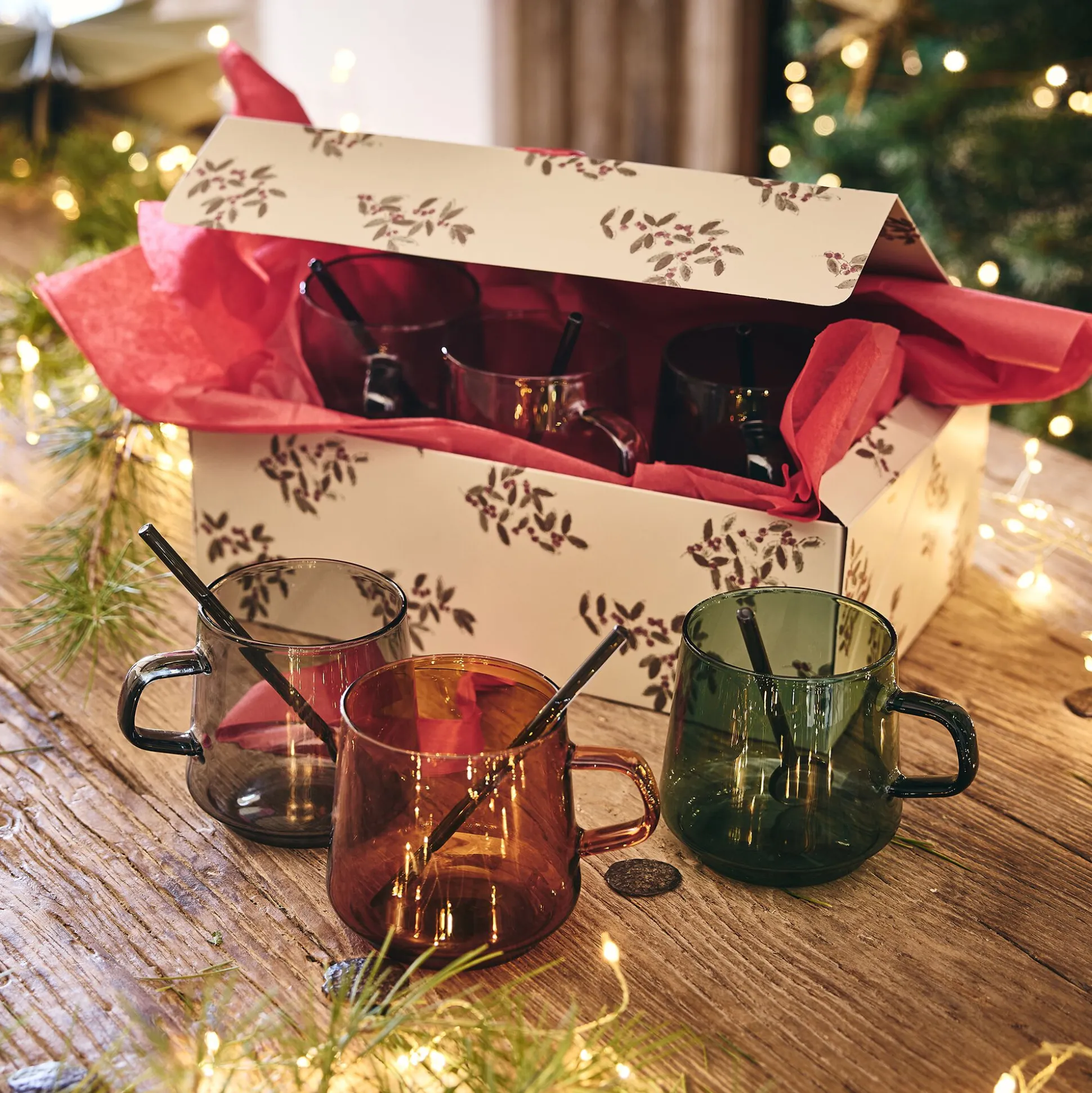 Mug en verre 42cl - gris