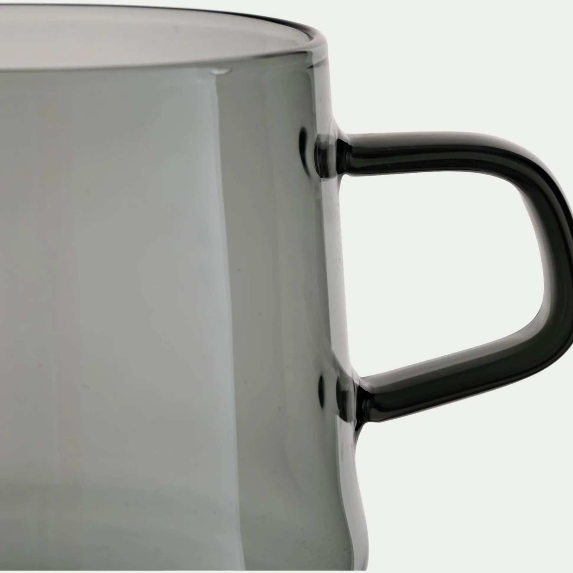 Mug en verre 42cl - gris