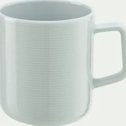 Mug spirale en porcelaine 40cl - blanc