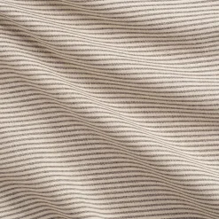 Nappe à rayures en coton 150x250cm - beige